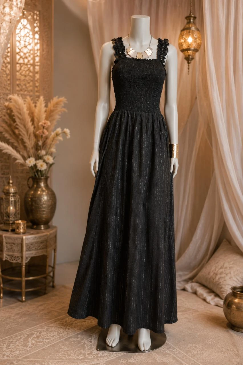 Robe longue scintillante Nj couture taille L